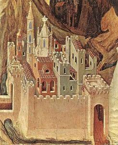 Temptation on the Mount (detail)