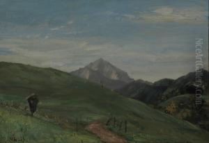 Pejzaz Z Kapliczka by Hedwig Weiss