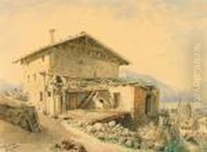 Blick Von Schenna Auf Meran by Joseph Andreas Weiss