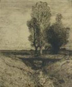 Landscape With Tree And Bridge Landscape With Tree And Bridge