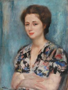 Portret Kobiety -katarzyny Struszkiewicz by Wojciech Weiss