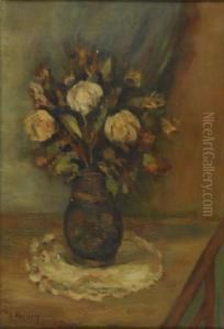 Bouquet Au Napperon by Leon Weissberg