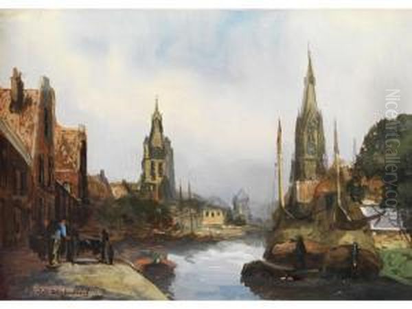 Kanal In Delft - view 1