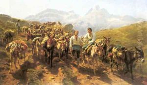 Muleteers Crossing the Pyrenees