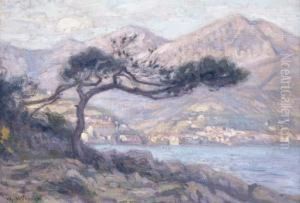 Cote D'azur by Charles Louis Aug. Weisser