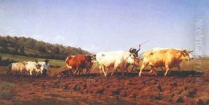 Ploughing in the Nivernais Region 1849