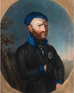 A Portrait Of Friedrich Wilhelm Duke Of Braunschweig Luneburg, Called "the Black Duke / Der Schwarze Herzog" by Friedrich Georg Weitsch