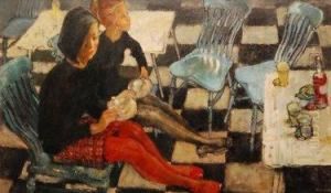 "the Chair - Blue Windsors"