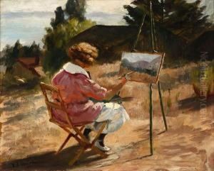Easel En Plein Air by Ludmilla P. Welch