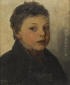 Portrait Of A Young Boy by Thaddeus Welch