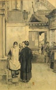 Three Scenes From China by Charles Dater Weldon