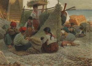 Ricordo Di Capri by Theodor Leopold Weller