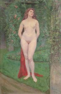 Standing Nude by Robert Wellmann