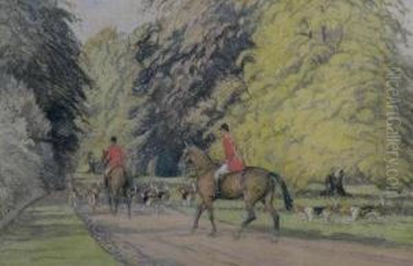 A Hunt In The New Forest - view 1