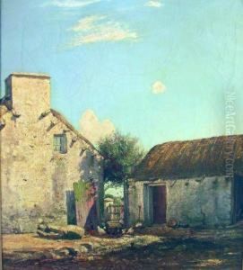 A Corner Of The Farmyard by William Page Atkinson Wells