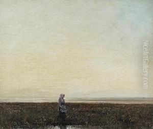 On The Edge Of The Marsh by William Page Atkinson Wells