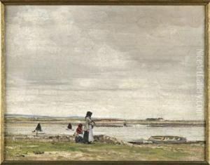 Waiting For The Boats by William Page Atkinson Wells