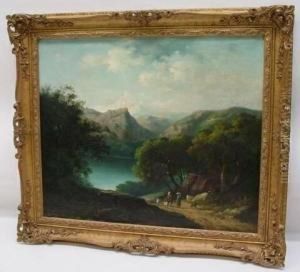 The Berniner Pass by Karl Friedrich Ch. Welsch