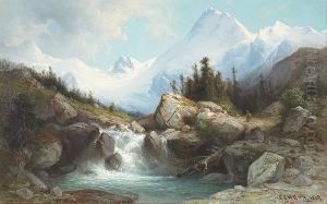 The Berniner Pass; Top Of The Berniner Pass (a Pair)