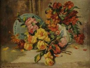 Still Life Of Summer Flowers Still Life Of Summer Flowers