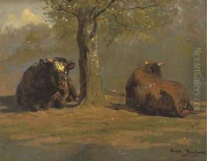 Vaches sous l'arbre