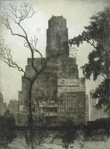 Twilight Bryant Park by Horace Devitt Welsh