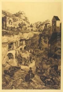 Der Ehehafen by Albert Welti