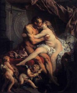 Hercules and Omphale 1735 by Francois Boucher
