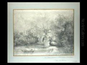Der Englische Garten Mit Dem Schwabinger Kirchlein by Sion Longley Wenban