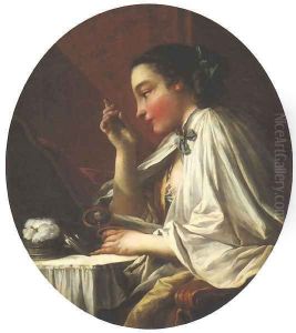 Woman at Her Toilette by Francois Boucher