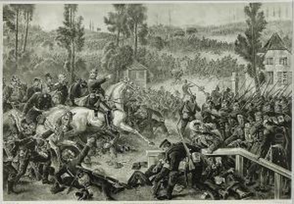 Fryderyk Wilhelm Przewodzi W Bitwie Pod Weissenburgiem Dnia 4 Sierpnia 1870 - view 1