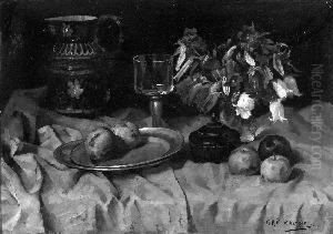 W.h. "stillleben Mit Fayencekrug
Und Glockenblumen". Sign., Rucks. Auf Klebezettel Bez. Und
Betitelt. Ol Auf Karton. 49,5 X 71 Cm. Rahmen W.h. "stillleben Mit Fayencekrug
Und Glockenblumen". Sign., Rucks. Auf Klebezettel Bez. Und
Betitelt. Ol Auf Karton. 49,5 X 71 Cm. Rahmen