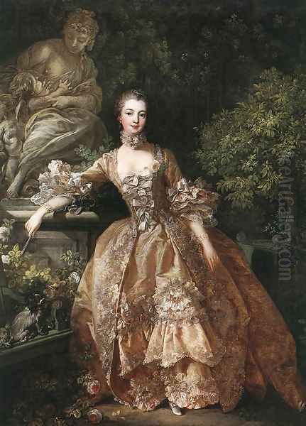 Portrait of Marquise de Pompadour by Francois Boucher