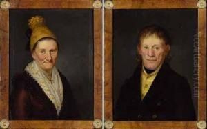 Zwei Stifterportrats. by Franz Wenger