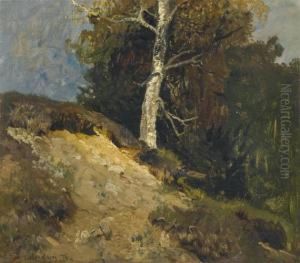 Forest Clearing Near Tolz by Joseph Wenglein