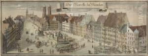 Der Marckh Zu Munchen by Michael Wening