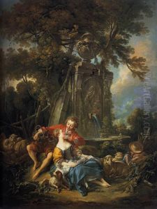 An Autumn Pastoral 1749 by Francois Boucher