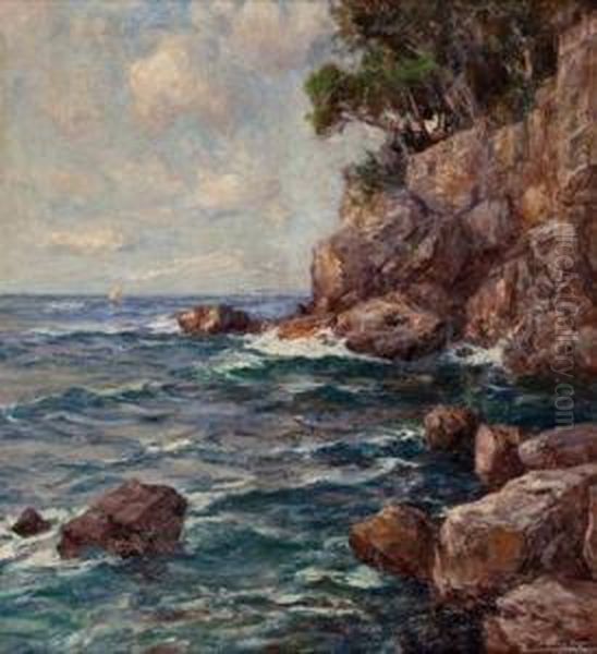 Felsenkuste Auf Capri - view 1