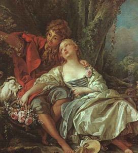 Pastorale (detail) 1761 by Francois Boucher