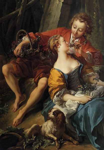An Autumn Pastoral (detail) 1749 - view 1