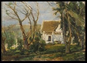 House In The Woods by Pieter Willem Frederick Wenning
