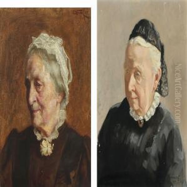 Portraits Of The Sisters Kirstine And Matha Steinthal - view 1