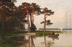 Lagoon Landscape By The Baltic Sea