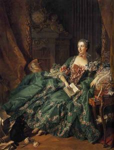 Portrait of Marquise de Pompadour 1756