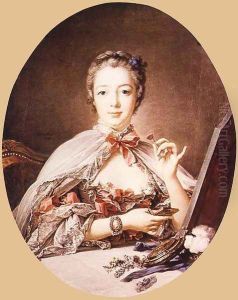 Marquise de Pompadour at the Toilet-Table 1758