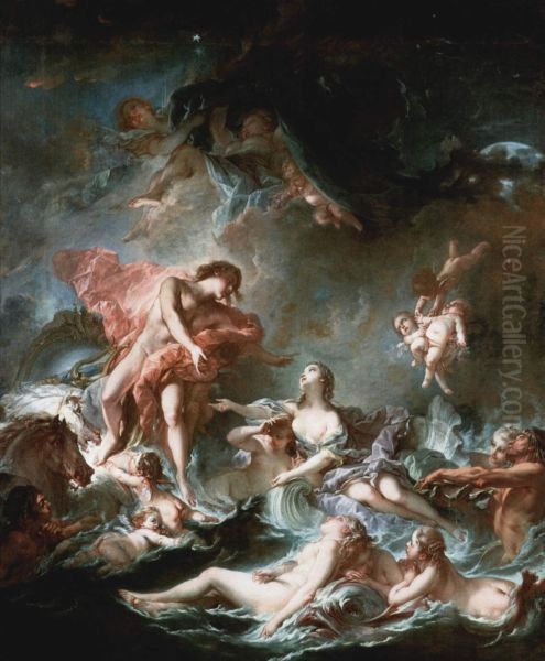 The Setting of the Sun 1752 by Francois Boucher