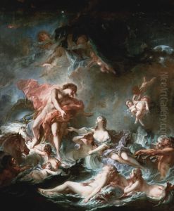 The Setting of the Sun 1752 by Francois Boucher