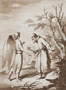 Scena Biblica Con Santo Eremita by Giovanni Wenzel