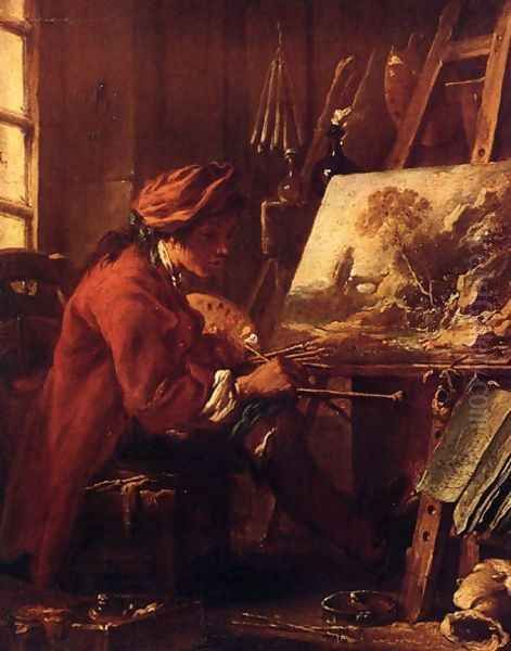 The Painter In His Studio - view 1