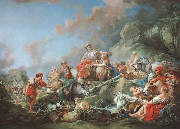 Returning from Market 1767 - view 1